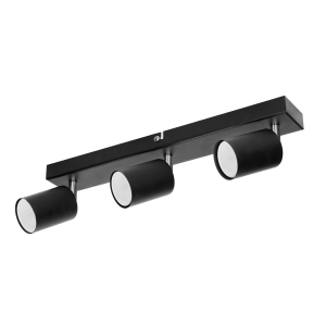 DOA SP 3 wall and ceiling light, GU10, max. 3x7W, IP20, black